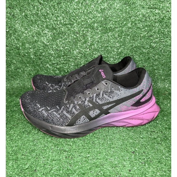 Asics Dynablast Womens Size 10 Black Purple Gym Running Shoes Sneakers 1012A701 - Picture 4 of 9